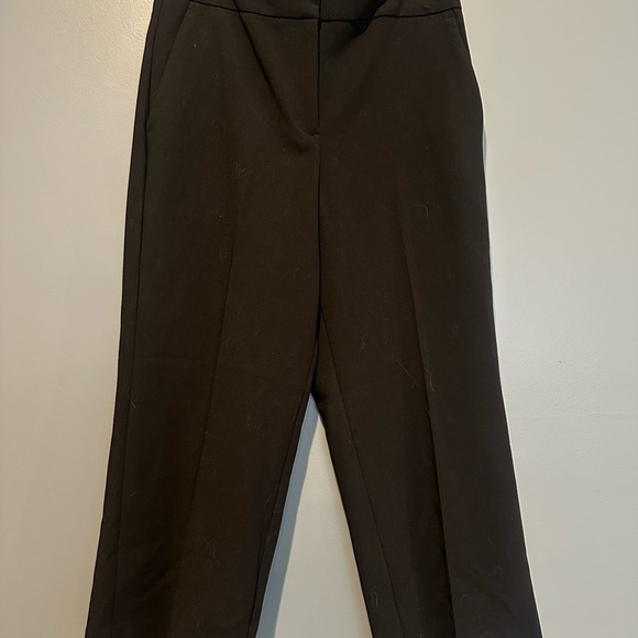 Ann Taylor-New The Skim Wide Leg Black Pant - size 8 petite - Picture 4 of 4